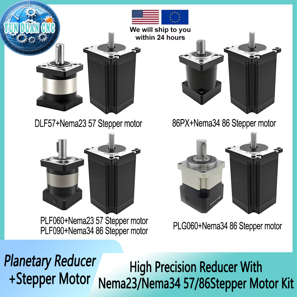 Planetary Gearbox Reducer Nema 23 34 - Zestawy silników krokowych z przekładnią planetarną