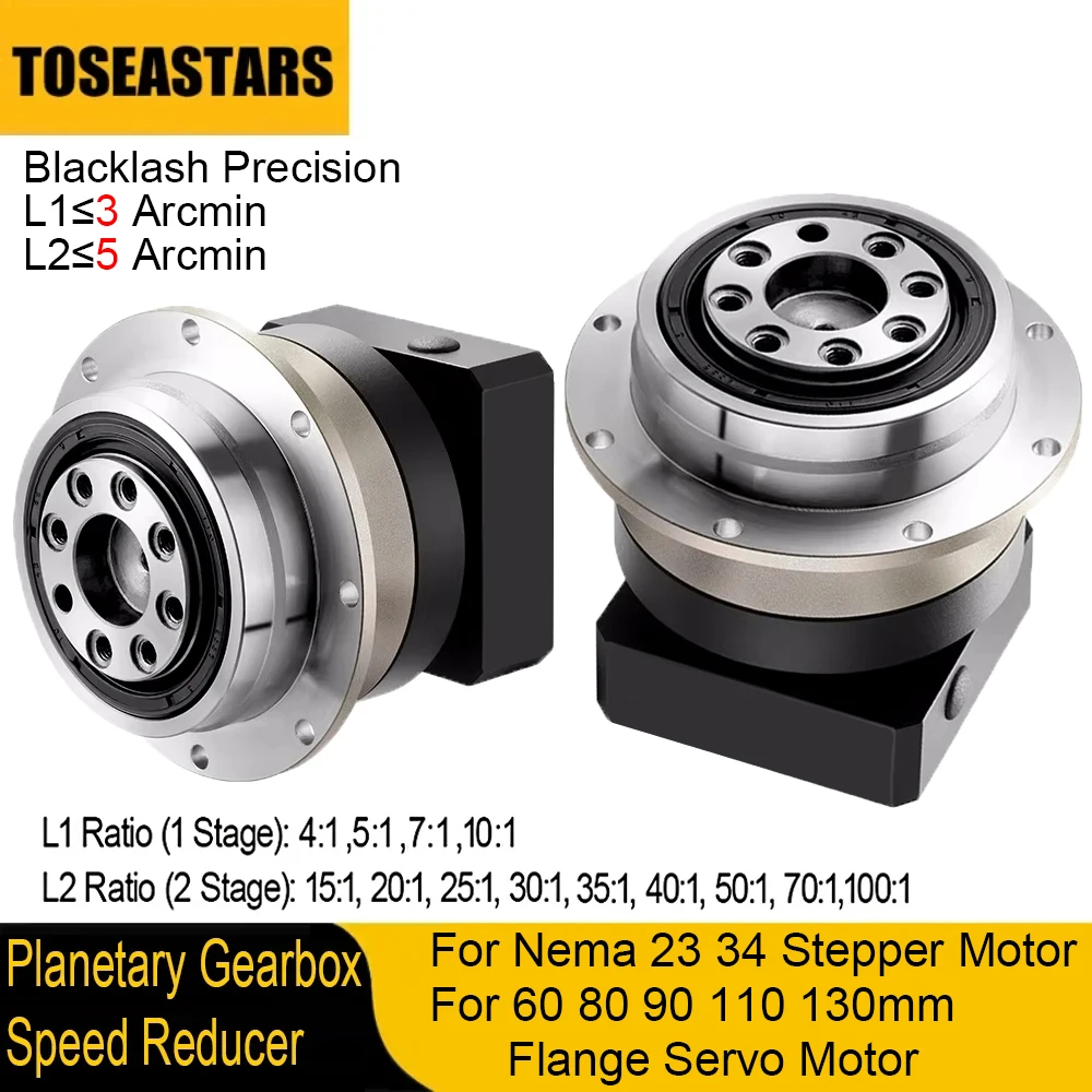 Planetary Gearbox Reducer Nema 23 34 - Wyjście okrągłej przekładni redukcyjnej o wysokiej