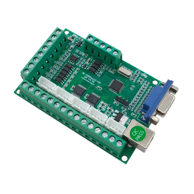5 Axis Cnc Breakout Board Interface Mach3 - 1 szt. Płytka sterująca, płytka breakout,