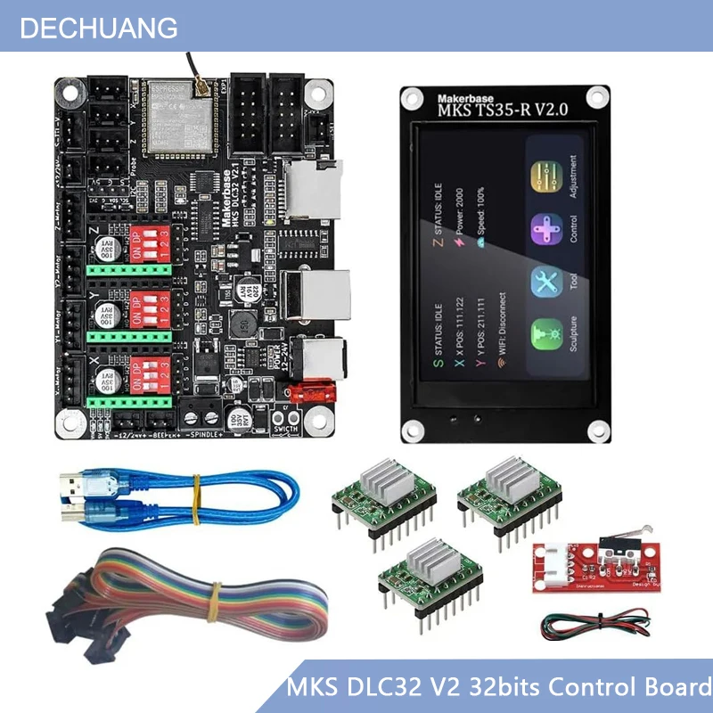 Grbl 32 Bit Control Board Offline Display - Kontroler offline WiFi MKS DLC32 V2