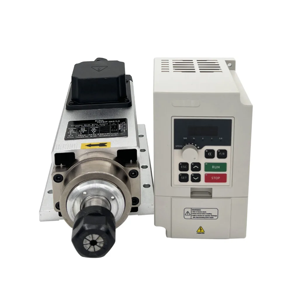 Zestaw silnika wrzeciona CNC 1 – Air Cooled 1.5Kw Spindle Motor Inverter 110V recenzja i cena