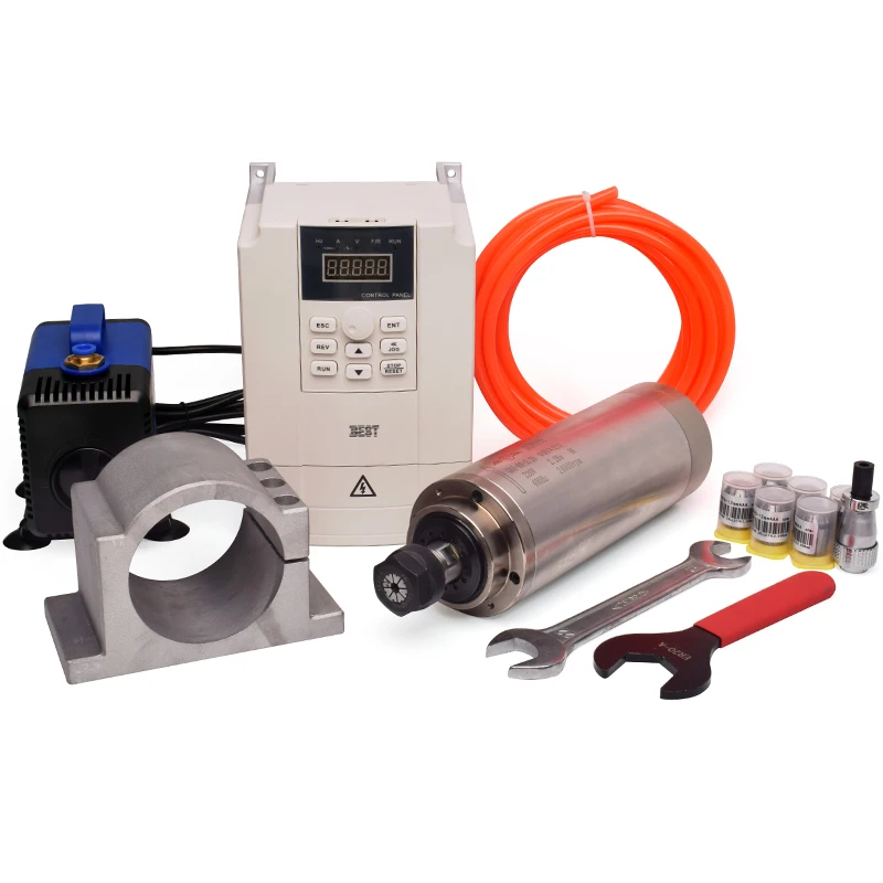Tani, szybki wrzeciono-głowica – 2.2Kw Water Cooled Spindle Kit Vfd recenzja i cena