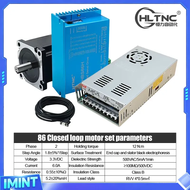 Silnik krokowy HLTNC Nema 34 z – Hybrid Servo Driver Nema 34 8.5Nm recenzja i cena