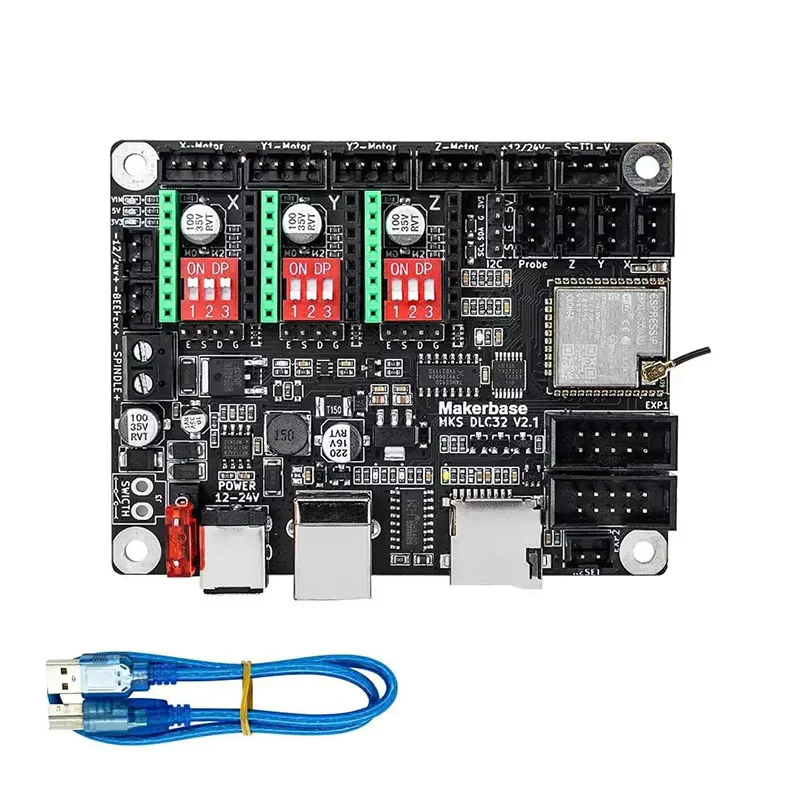 Kontroler offline WiFi MKS DLC – Grbl 32 Bit Control Board Offline Display recenzja i cena