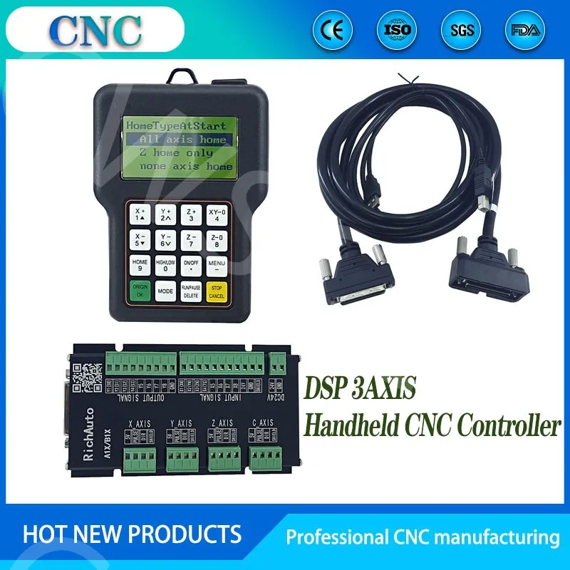 RichAuto DSP A11E 3-osiowy kon – Richauto A11 Dsp Controller 3 Axis recenzja i cena