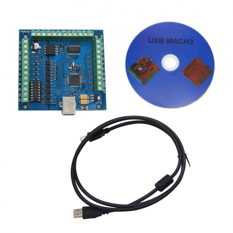 Karta sterująca CNC MACH3 4-os – Mach3 Usb Cnc Controller 4 Axis 100Khz recenzja i cena